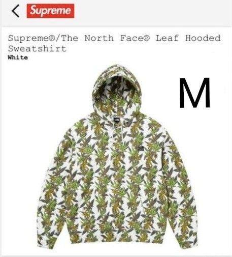 新品！~Supreme~ THE NORTH FACE Leaf Hooded Sweatshirt M シュプリーム