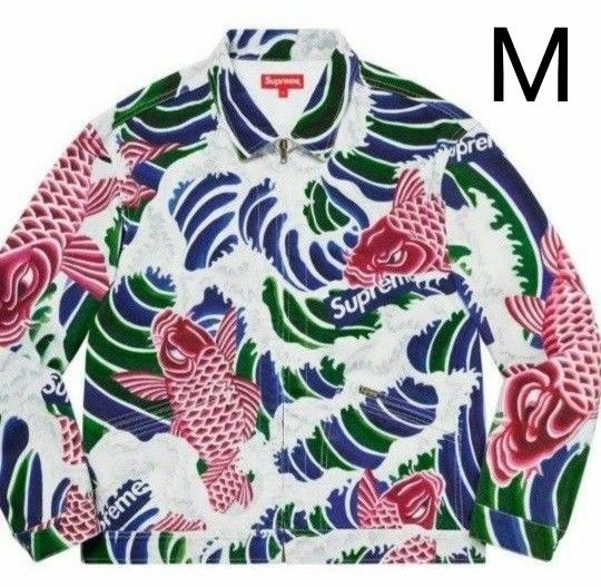 ~Supreme~ Waves Work Jacket Multi M ワークジャケット 辰年 登り龍 竜 ドラゴン