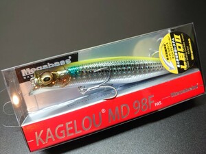 【定形外120円】メガバス カゲロウ MD 98F GGチャートボラ Megabass KAGELOU MD 98 F GG CHART BORA