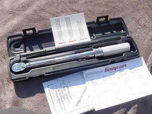 Snap-on QD2RN100A 3/8" Drive Newton Meter Adjustable Click-Type Fixed Ratchet Torque Wrench