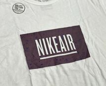 新品 タグ付き 希少 NIKE × PIGALLE 限定 コラボ ロゴ プリント Tシャツ L ホワイト × パープル ナイキ ピガール 名作 人気 即完売_画像4