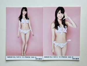 NMB48 西村愛華 NMB48xB.L.T.2014 10-PINK 生写真 2種セミコンプ 