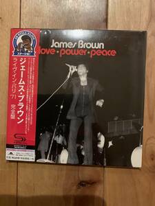 日本盤　帯付　紙ジャケット　2枚組　SHM-CD ジェームスブラウン／ライヴインパリ’71 完全盤 UICY-77945/6 JAMES BROWN