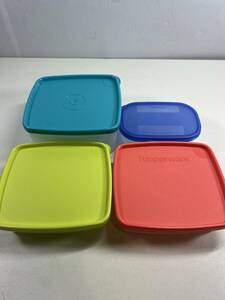 Tupper ware タッパーウェア 保存容器 4個セット 中・小