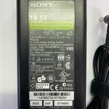 SONY AC ADAPTER VAIO 純正ソニー AC アダプター ADP-120MB 19.5V～6.15A PCGA-AC19V7 外径約6.5mm 内径約4.3mmセンターピンあり_画像7