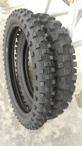 ミシュラン　スタークロス５　ミディアム　中古　走行微小　前後セット　90/100-21 110/90-19　　MICHELIN STARCROSS5　送料無料