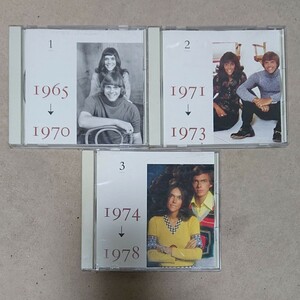 【CD】カーペンターズ 3枚セット 1965-1970, 1971-1973, 1974-1978 From the Top/Carpenters
