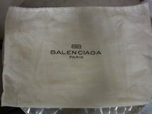 1円～ バレンシアガ Balenciaga トートバッグ　ジャガードレザー　ダークブラウン/茶系_画像10