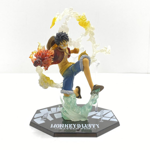 【中古】【本体のみ】フィギュアーツZERO モンキー・D・ルフィ Battle Ver. ゴムゴムの火拳銃 ワンピース バトルver.[240095230460]