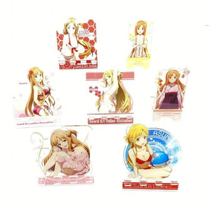 【中古】【本体のみ】SAO アスナ アクリルスマホスタンド 7点セット 結城明日奈 ソードアート・オンライン[240095236683]