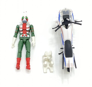 【中古】【本体のみ】SHODO-X 仮面ライダー7 仮面ライダーV3 ハリケーン A-Side セット フィギュア バンダイ[240095241391]