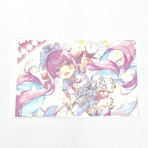 【中古】湊あくあ 箔押し複製サイン入りトモセシュンサク先生描き下ろしポストカード ホロライブ hololive 活動三周年記念[240095244645]