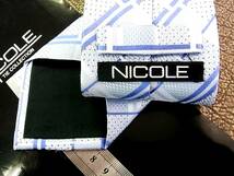 ♪№H1495良品♪【人気の細8.1㎝】【NICOLE】ニコル♪ネクタイ♪ナロータイ♪_画像2