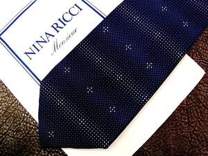 ♪№H1498良品♪【人気の中細8.5㎝】【NINA RICCI】ニナリッチ♪ネクタイ♪ナロータイ♪