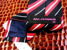 ♪№H1432良品♪【人気の超細7.2㎝】【Mr.JUNKO】ミスタージュンコ♪ネクタイ♪ナロータイ♪_画像2