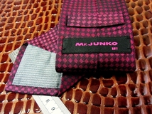 ♪№H1465良品♪【人気の細8.1㎝】【Mr.JUNKO】ミスタージュンコ♪ネクタイ♪ナロータイ♪_画像2