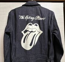 新品未使用品 RollingStones ローリングストーンズ オールインワン 絶版 ツナギ デニム デッドストック_画像1