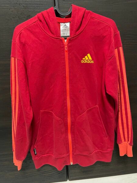 アディダス　adidas パーカー　ジップパーカー