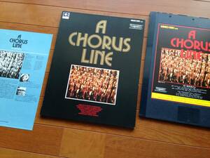 VHD コーラスライン A Chorus Line ブロードウェイ ミュージカルbroadway musical dance 80's laserdisc LD video antique collectible