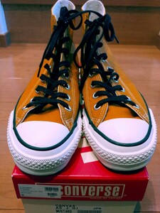 CONVERSE ALL STAR スニーカー コンバース　日本製　made in japan マスタードカラー　一日着用のみ　ハイカットスニーカー シューズ