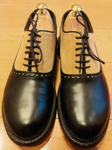 kidslovegaite キッズラブゲイト　サドルシューズ　コンビ　美品　サイズ8 日本製 検REGAL　shoes&co トリッカーズ WESTON