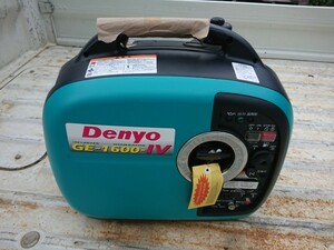 デンヨー(Denyo) 発電機 GE-1600-IV　ポータブル発電機　インバーター発電機　防災　災害　キャンプ　非常電源　工事現場　等に