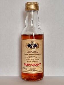 ミニチュア　Glen Grant Finest Highland Malt Scotch Whisky "AS" 