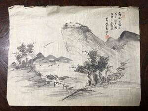 肉筆水墨画　蔵出し品　銘・落款有　Ｉ1228Ｄ