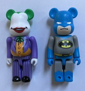 メディコムトイ ベアブリック バットマン＆ジョーカー 2体 BATMAN & JOKER MEDICOM TOY BE@RBRICK 100%