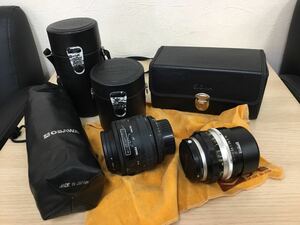 【T】【10048他】【ジャンク品含む　レンズまとめ】TAMRON　NIKKOR 　L1A　52㎜　Nikon　MACRO　他