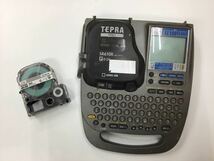 【T】【10946】TEPRA　PRO SR610X　ケーブル無し　汚れあり　テープ1本　KING JIM テプラ ラベルライター _画像1