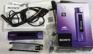 ■SONY ウォークマン WALKMAN NW-M505 16GB バイオレット ソニー 紫 ノイズキャンセリング