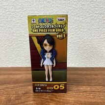 【未開封】ワンピース ワールドコレクタブルフィギュア ONE PIECE FILM GOLD vol.1 ニコ・ロビン 【ワーコレ/WCF/ONEPIECE】　箱痛みあり_画像1