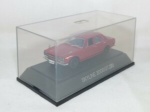 エブロ　MMP　1/43　スカイライン2000GT-R　PGC10　赤　レッド