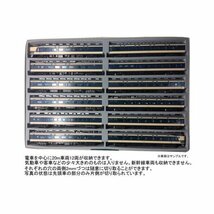 Nゲージ車両収納用 A4ブックケース対応 交換用12両収納中敷ウレタン_画像3