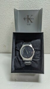 カルバンクライン 黒文字盤 K26141 クォーツ 箱あり 時計 メンズ 腕時計