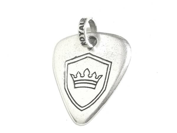 ☆本物 正規品 ロイヤルオーダー Guitar Pick Smooth CHEVRON ROYAL ギター ピック スムース ペンダントトップ シルバー925☆