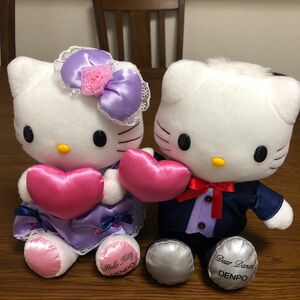 ハローキティ　ダニエル　結婚式　人形　お着物