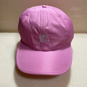 新品未使用　MACK DADDY マックダディー ポリエステルキャップ 帽子 ロゴ刺繍 サイズ57-59cm ピンク