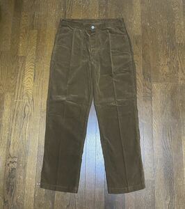 23 TENDERLOIN PIQUE TROUSERS BROWN テンダーロイン トラウザー パンツ ピケ ブラウン Lサイズ