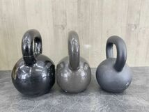 ケトルベル 3個セット RIORES 24 KETTLEBELLKON 16 45LB ケトルベル魂 リオレス トレーニング 筋トレ 手渡し歓迎 24kg 20kg 16kg/56115_画像5