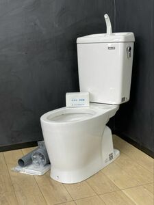 未使用 アサヒ衛陶 便器 C566NB タンク TRA33856R トイレセット 床排水 紙巻器付き ヤマダセレクト 住宅設備 リフォーム / 65154