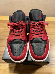 NIKE AIR JORDAN1 low Varsity Red ナイキ エアジョーダン1 ロー バーシティレッド 26センチ