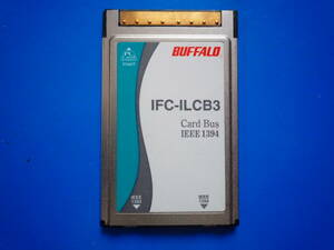 ☆彡 BUFFALO IFC-ILCB3 CardBus対応 IEEE1394インタフェースカード　☆IF-B01