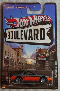 【匿名配送】ホットウィール ブールバード hotwheels BOULEVARD 84 PONTIAC FIERO 旧ブルバ ブルバ リアルライダー【送料込】