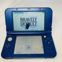 ★1円～ 動作確認済 New NINTENDO 3DSLL 本体 メタリックブルー 任天堂 送料全国520円 ニンテンドー metallic blue_画像2