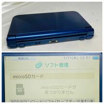 ★1円～ 美品 動作確認済 New NINTENDO 3DSLL 本体 メタリックブルー 任天堂 送料全国520円 ニンテンドー metallic blue_画像10