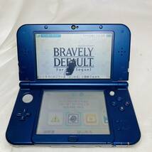 ★1円～ 美品 動作確認済 New NINTENDO 3DSLL 本体 メタリックブルー 任天堂 送料全国520円 ニンテンドー metallic blue_画像3