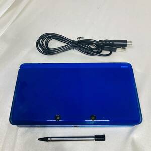 ★1円～ 動作確認済 NINTENDO 3DS 本体 コバルトブルー 任天堂 送料全国520円 ニンテンドー cobalt blue