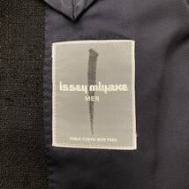 80s 筆タグ ISSEY MIYAKE MEN チェック テーラードジャケット Mサイズ イッセイミヤケ ブレザー ブルゾン VINTAGE archive 3120391_画像3